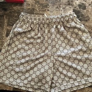 Bravest Studio Gucci Print Shorts